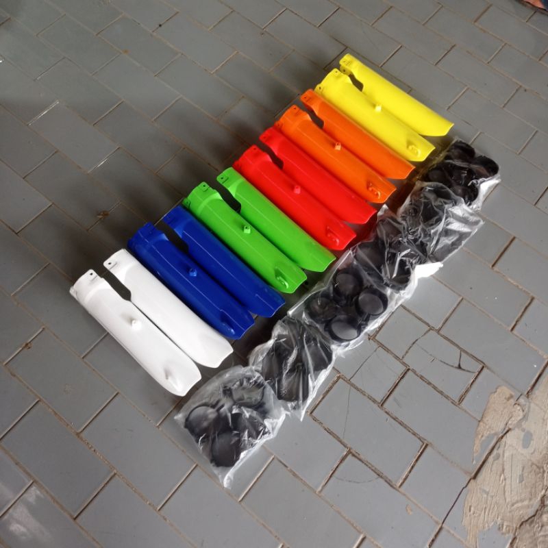 Cover Shock Depan Trail KLX BF DTRACKER Tutup Pelindung USD Shock Depan KLX BF Dtracker New