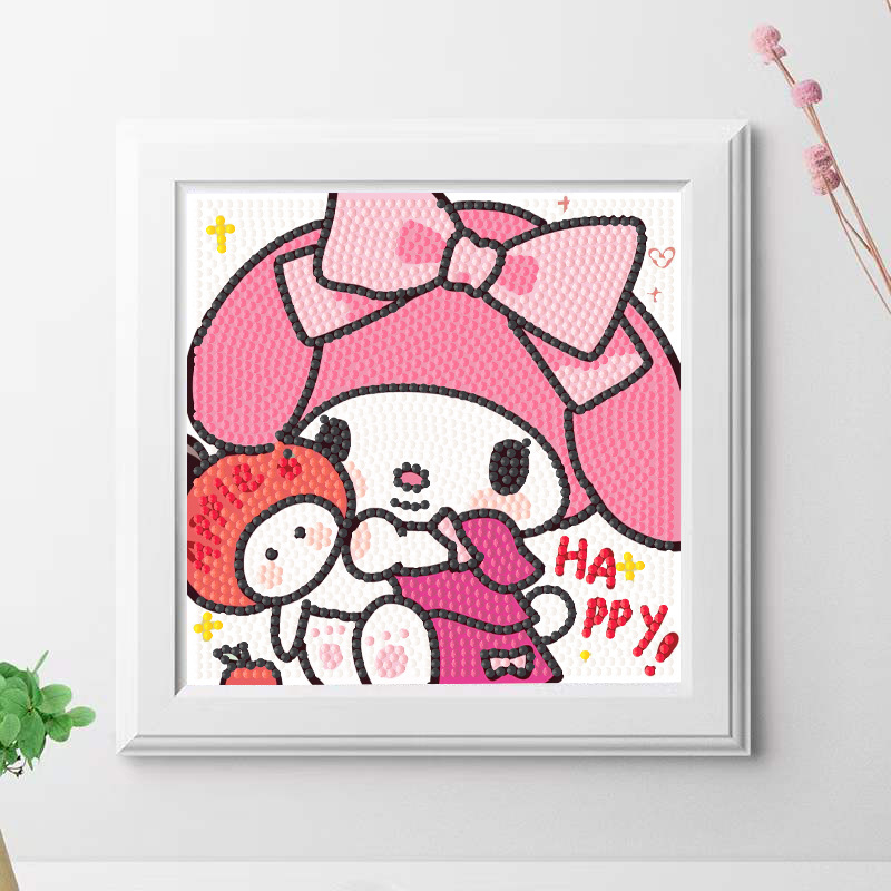 Mainan Painting Diamond Canvas Bingkai Frame / Full Diamond Drill Canvas