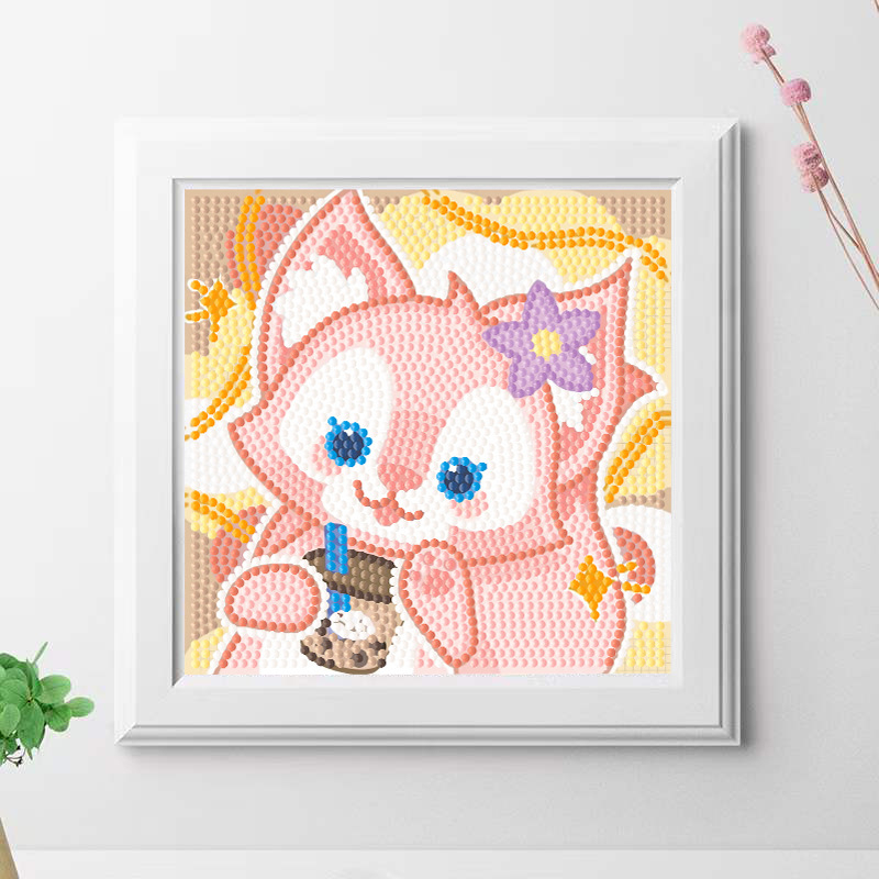 Mainan Painting Diamond Canvas Bingkai Frame / Full Diamond Drill Canvas