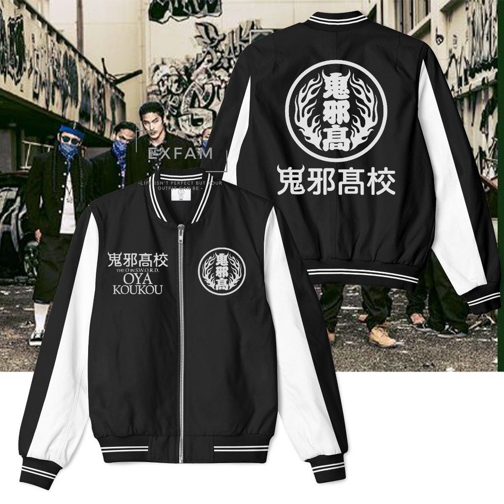 Jaket Bomber Sukajan High And Low Oya Kohkoh Murayama