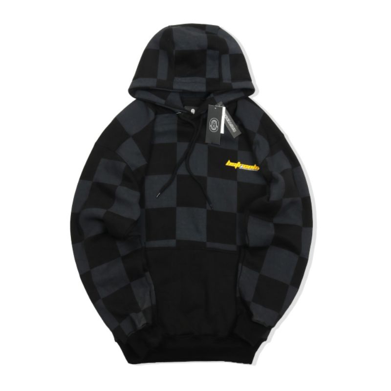 SWEATER HOODIE BASTERCOLD CHECKER BOARD FLOCKING