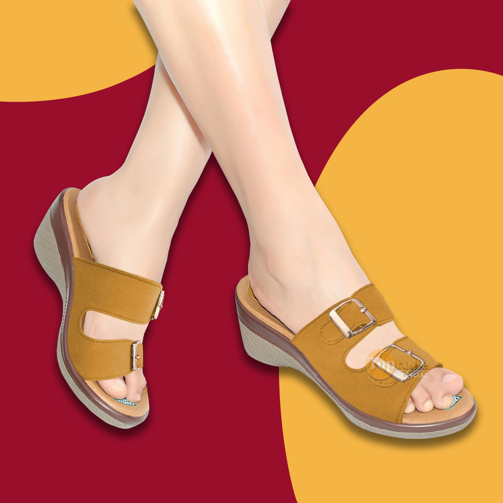 [TC21] SANDAL WEDGES WANITA TALI SENDAL FASHION TERBARU SLOP SELOP SLIP KEKINIAN CEWEK MURAH PLATFORM SIMPLE DEWASA KONDANGAN