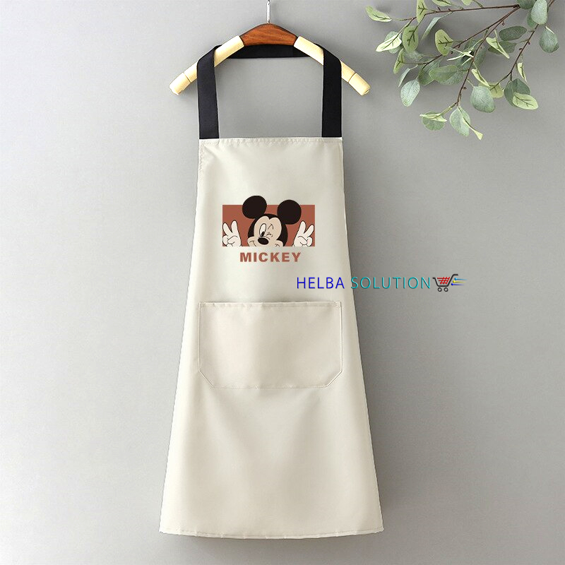Apron Dapur Celemek Masak Chef Barista Waiter Anti Air Karakter Kartun