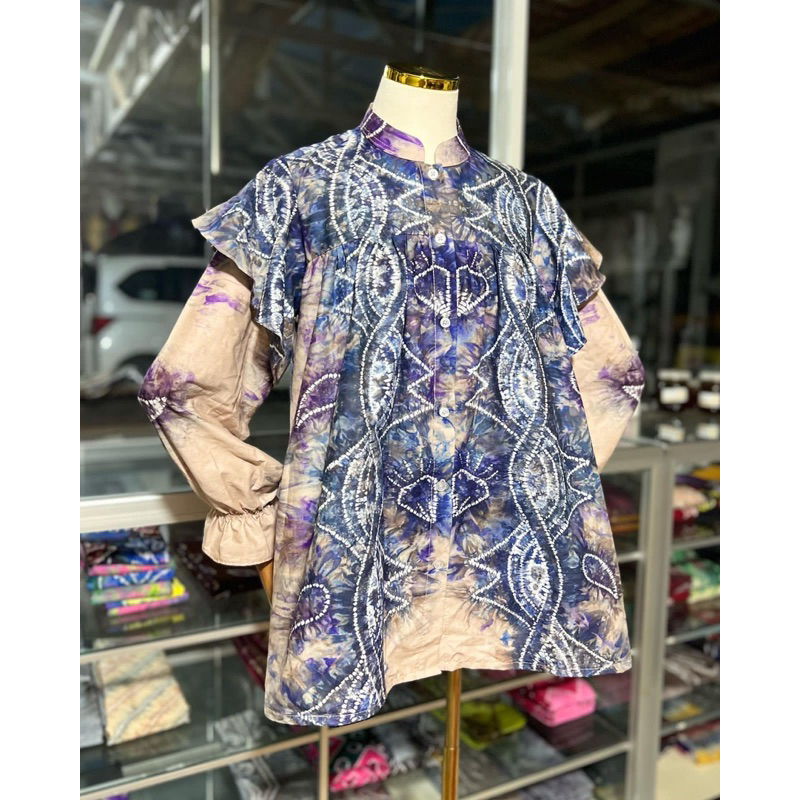blouse sasirangan