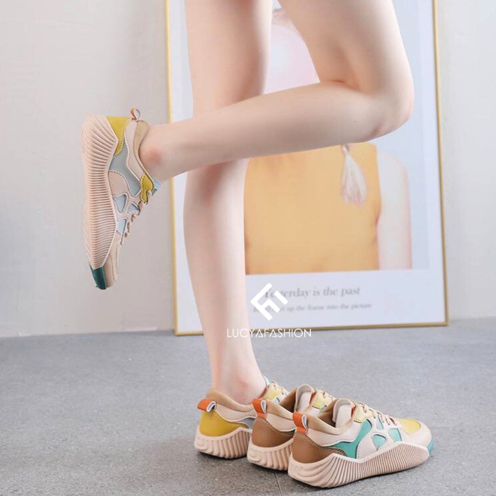 2650 Sepatu Wanita Korea Sneakers Import Terbaru