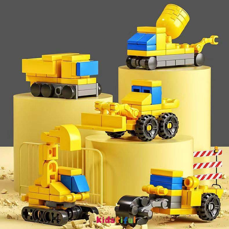 Mainan Block Anak laki laki Mainan 835PCS 30 Type Mobil Mainan Block Susun Mainan Anak laki laki 6 tahun