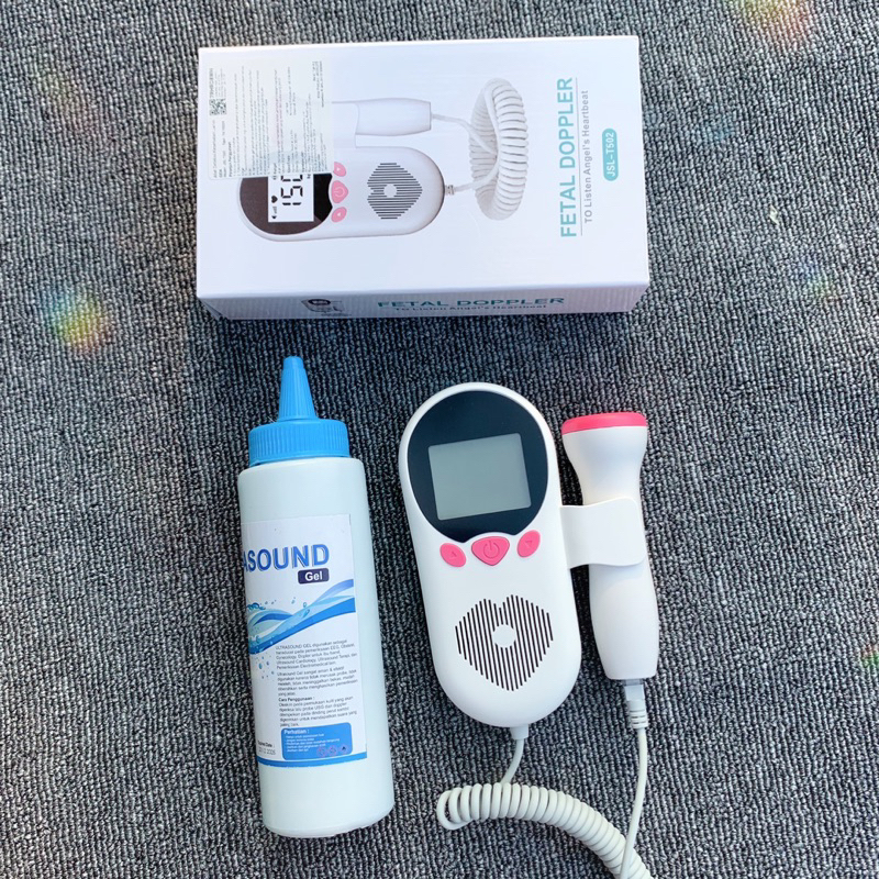 Paket Lengkap Fetal Doppler Black - Doppler - Fetal Dopler