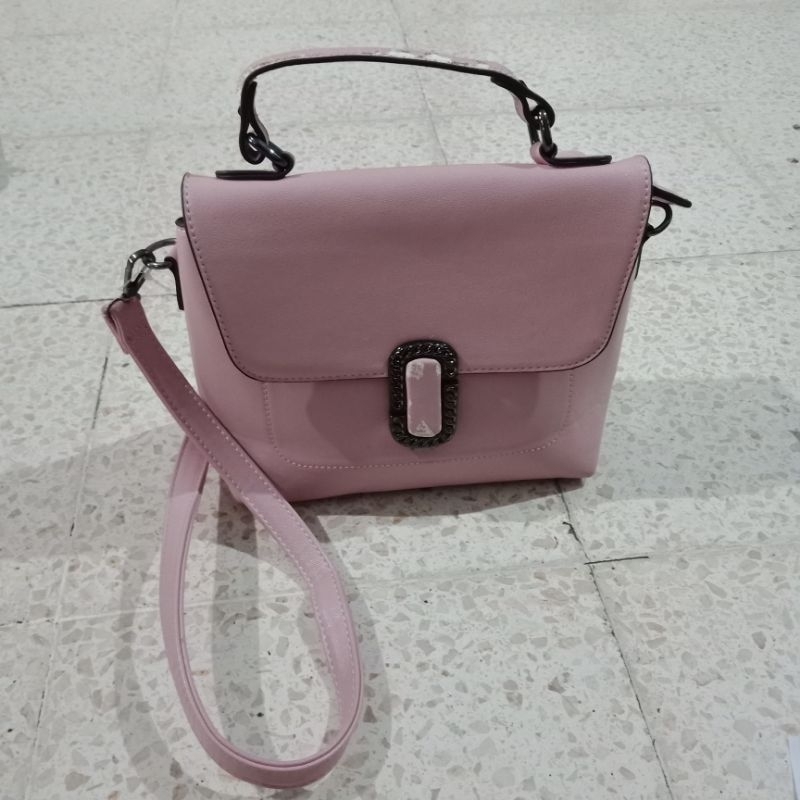 Tas Slempang Kecil Pink Elizabeth Preloved