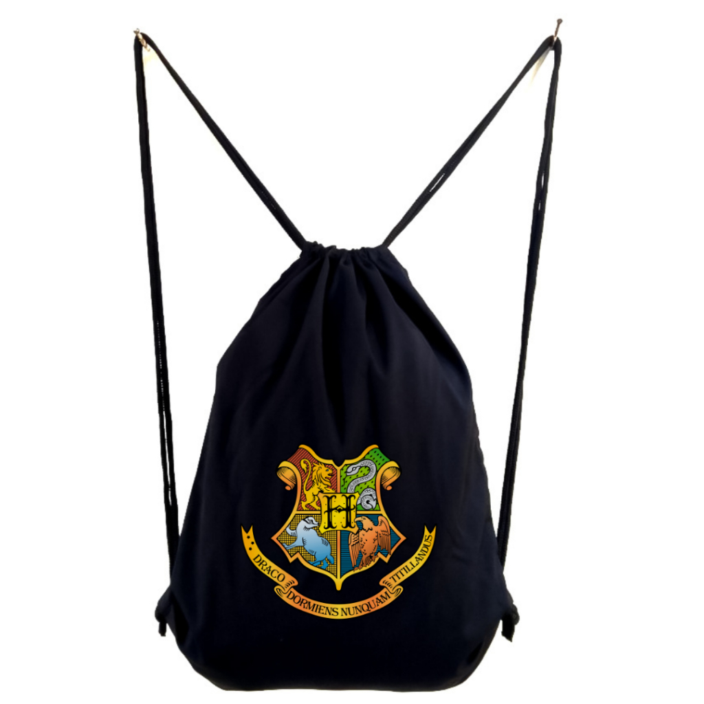 Stringbag Full colour Harry potter hogwarts series rowling hermione tas ransel serut drwastring sekolah kampus kuliah olahraga wanita pria || kiiyoomii ||