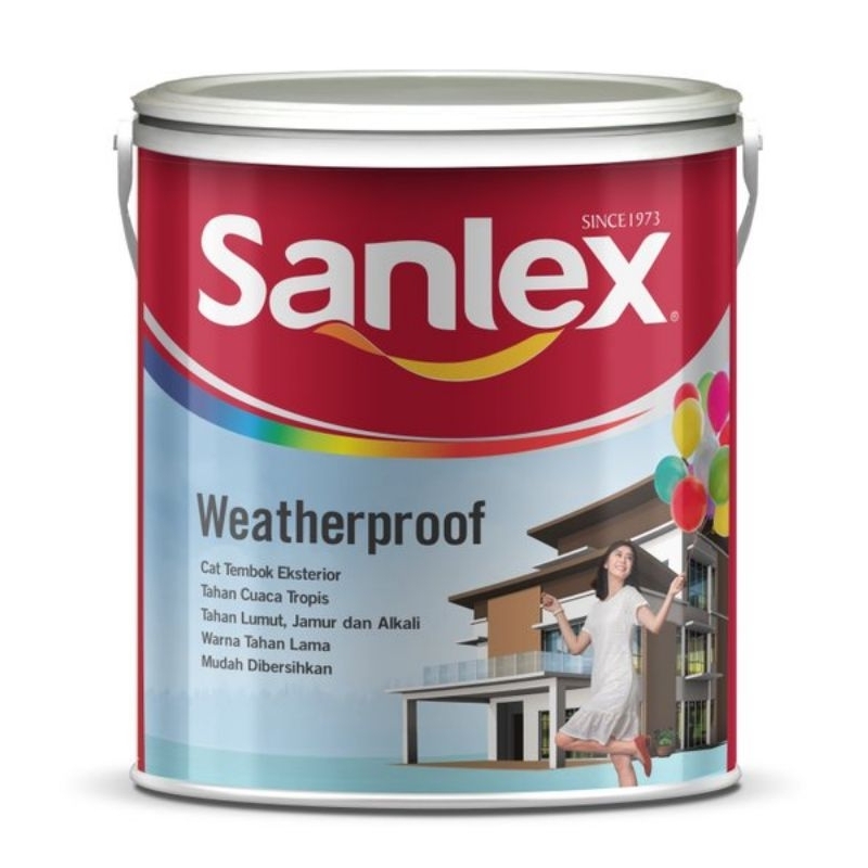 CAT TEMBOK EXTERIOR SANLEX WEATHERPROOF