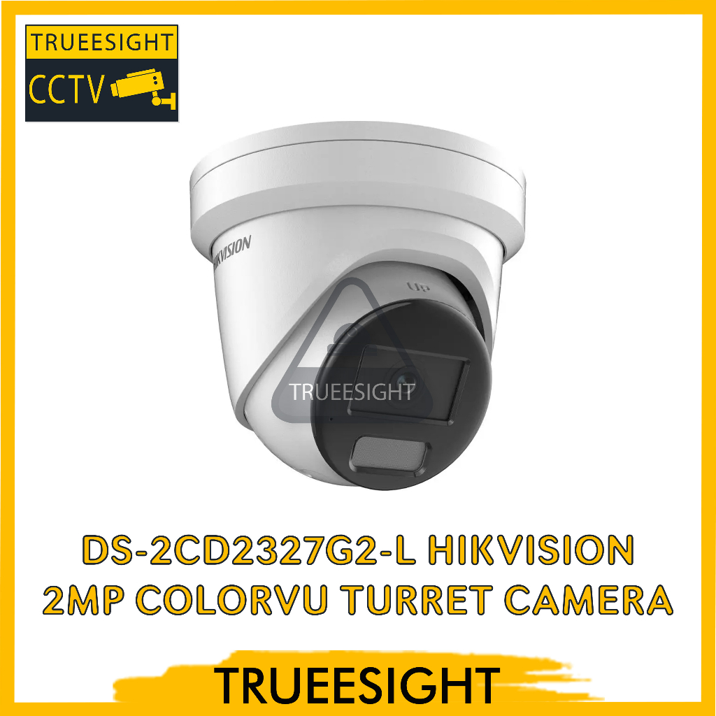 DS-2CD2327G2-L Hikvision 2MP ColorVu Turret Camera