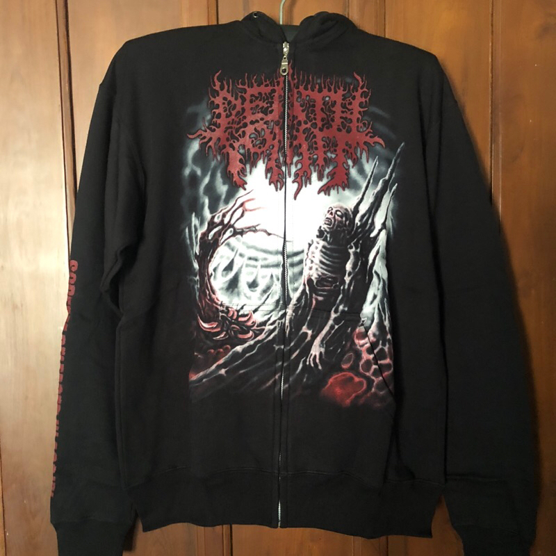 Zip Hoodie Death Vomit - Agony RARE
