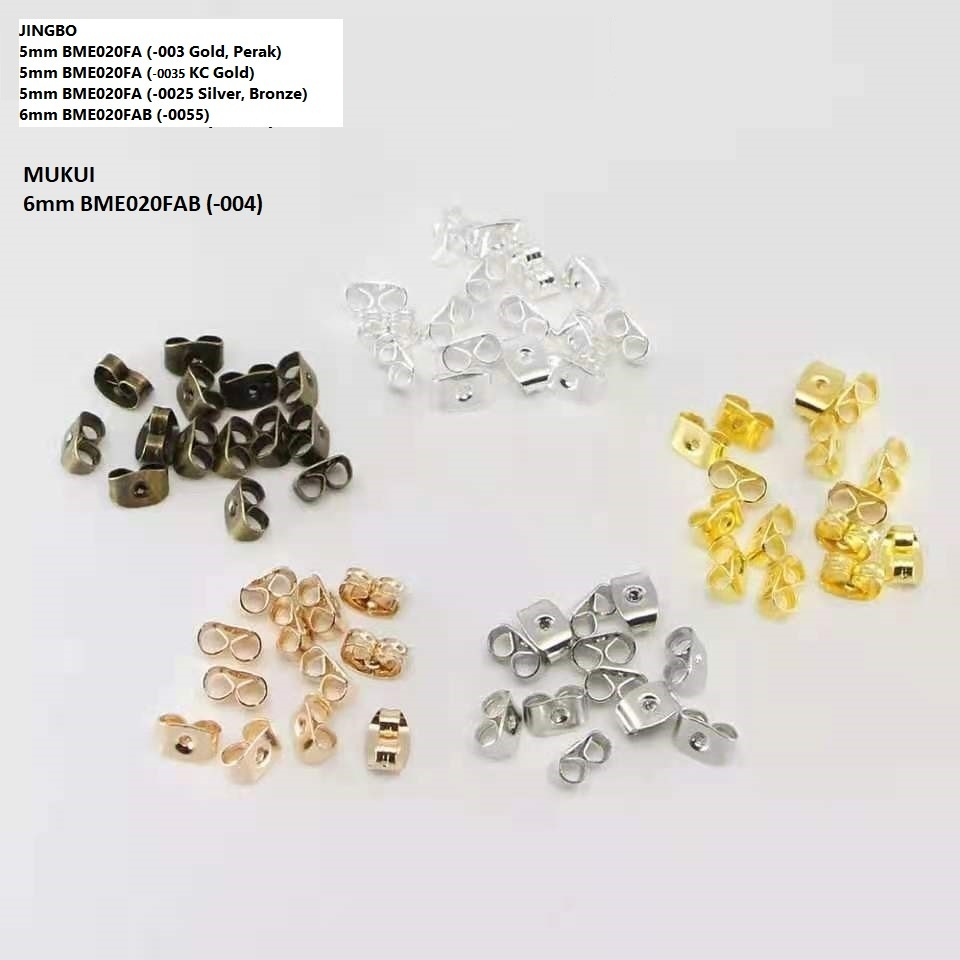 Pantat Anting Giwang Besi Model Kotak Harga/200pc