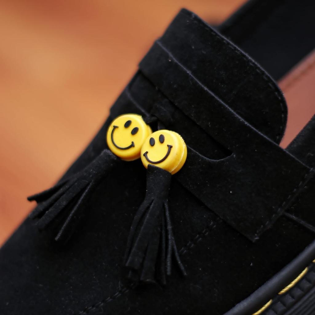 SMILEY Sepatu Docmart Pria Disney Loafers Pantofel Kerja Casual Simple Original