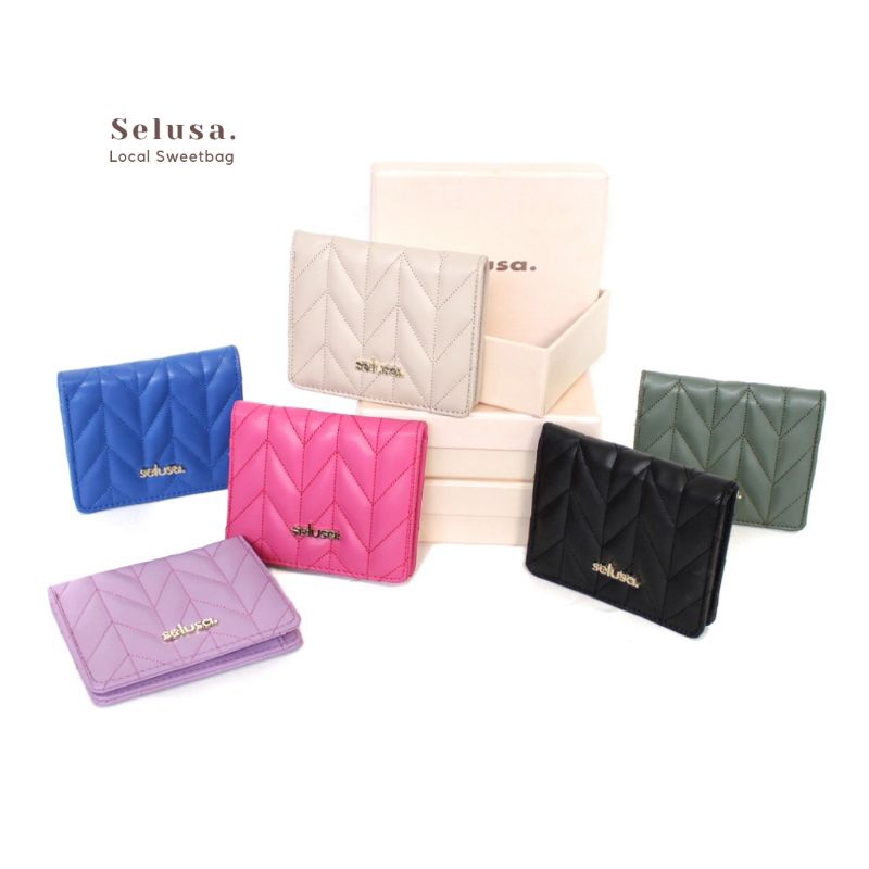 SELUSA VIONNY WALLET (Free Box Exclusive) | Dompet Lipat Premium Leather