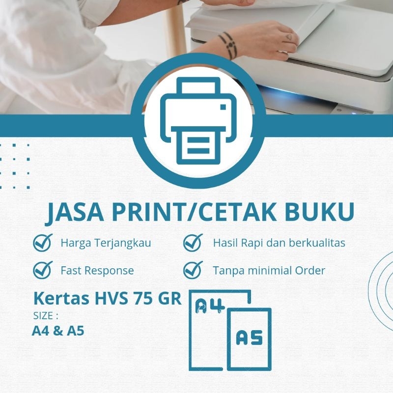

Jasa Print kertas A4 & A5 termurah (Langsung Kirim)