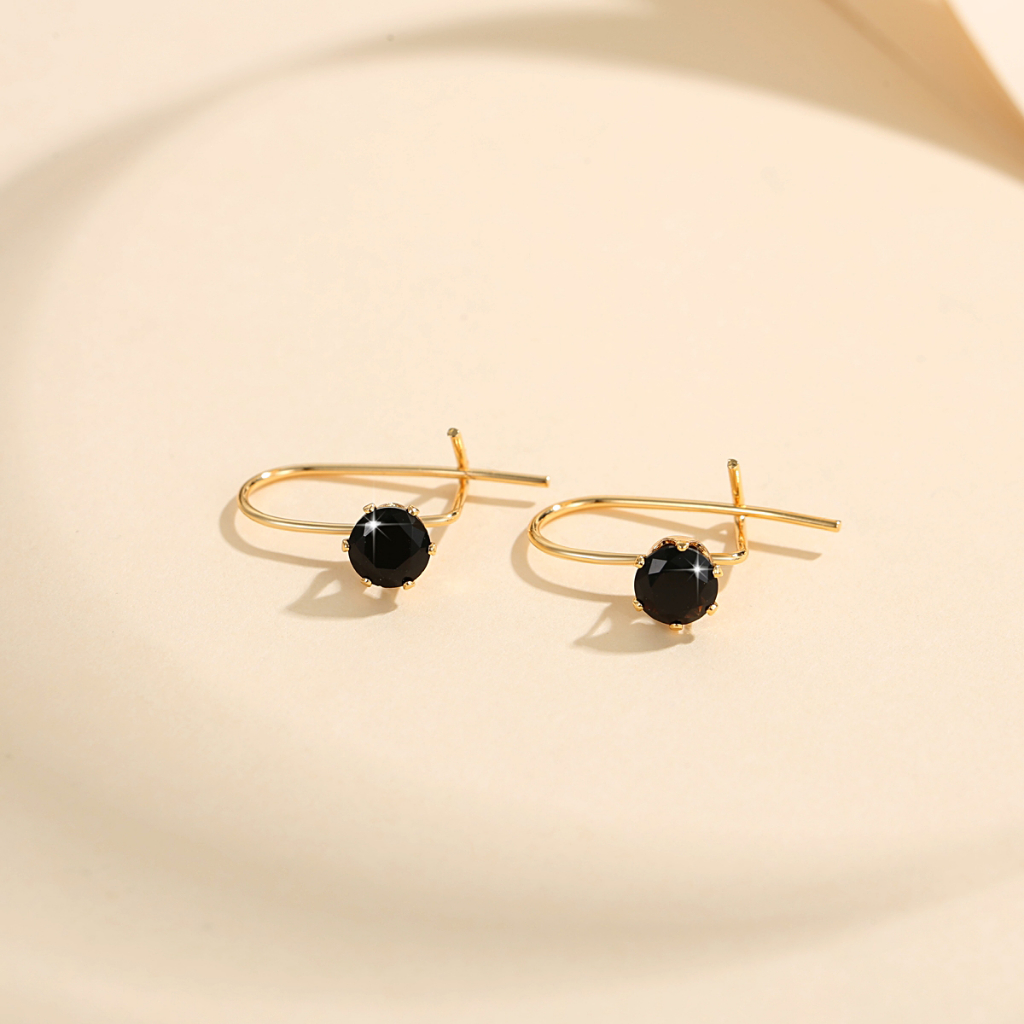 Y143 [COD✔] Anting Tusuk Sederhana Titanium Anti Karat Lapis Emas Wanita Fashion Aksesoris Gaya Korea