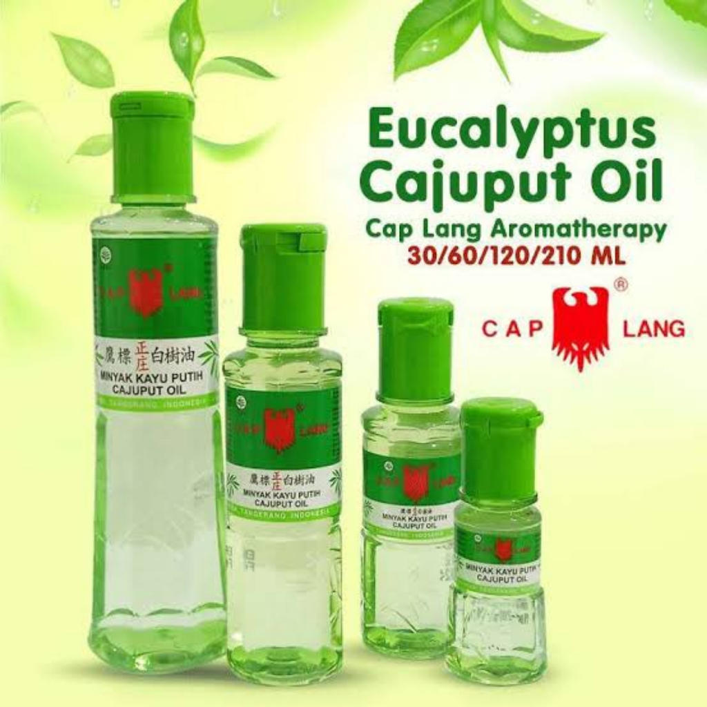 J810 | MINYAK KAYU PUTIH CAPLANG ( ISI 30ML, 60ML, 120ML, 210ML )