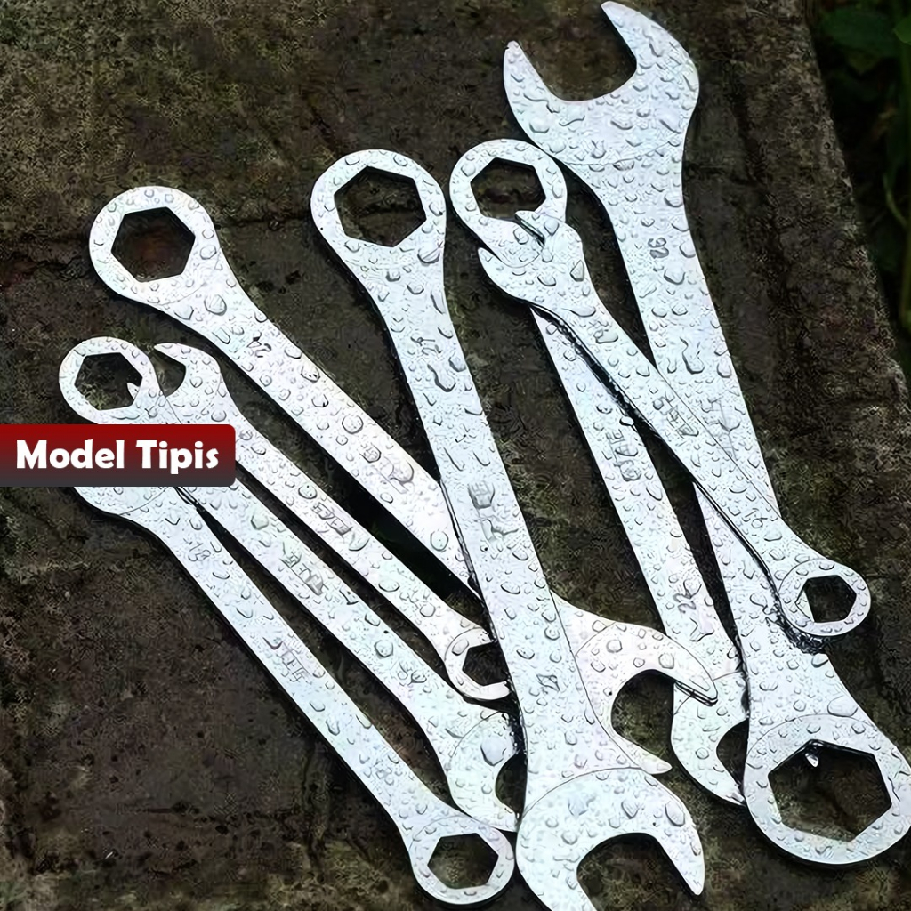 Kunci Ring Pas kombinasi isi 8pcs / 6pcs uk.6-22mm combination wrench set -yoyosoo