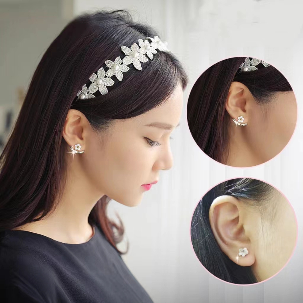 [COD] Anting Tusuk Motif Bunga Daisy Ala Korea untuk Wanita