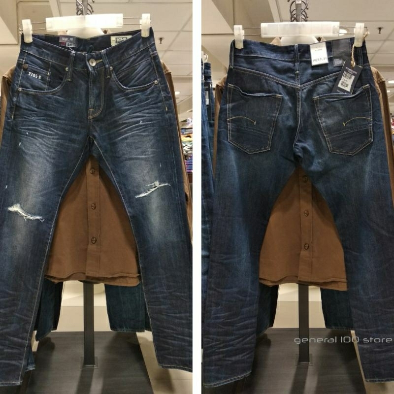 BOMBBOOGIE Celana Slim Fit Pria Bombboogie Original Celana Jeans Sobek