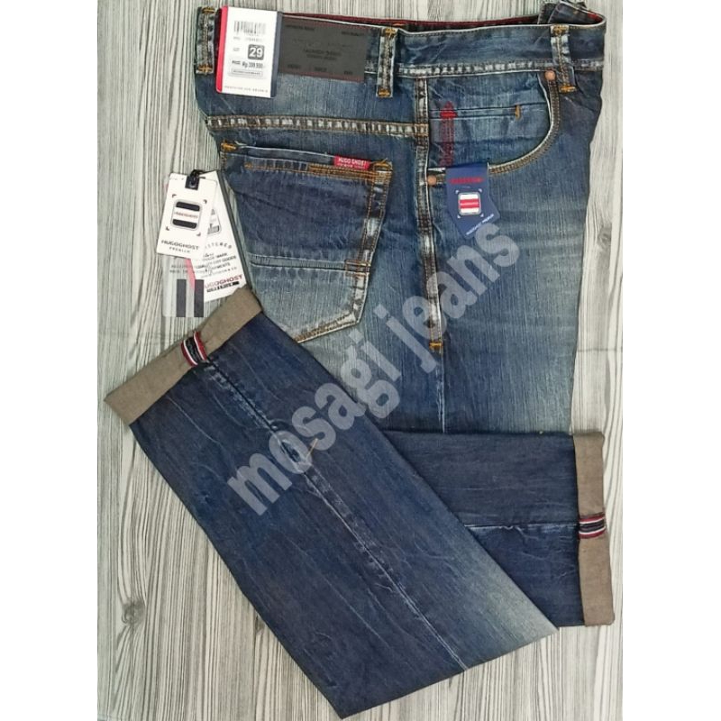 PE211169CELANA PANJANG JEANS PRIA HUGOGHOST SLIMFIT