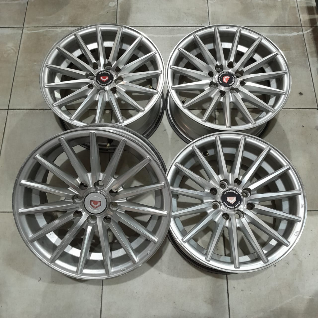 velg mobil second Vossen ring 15 pcd 4x100/ 114 untuk Jazz, Avanza, Agya