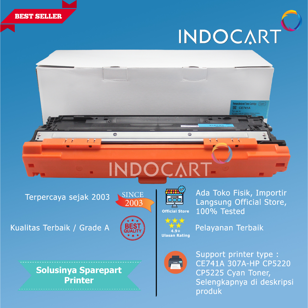 Toner Cartridge Compatible CE740A CE741A CE742A CE743A 307A-HP CP5225