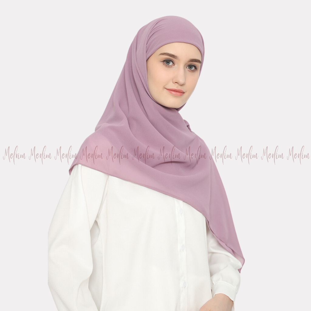 HIJAB SEGIEMPAT INSTAN INNER 2 IN 1/CERUTY BABYDOLL 2 LAYER