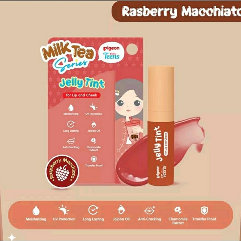 Pigeon Teens Jelly Teens For Lip And Cheek Milk Tea Series - Lip Tint