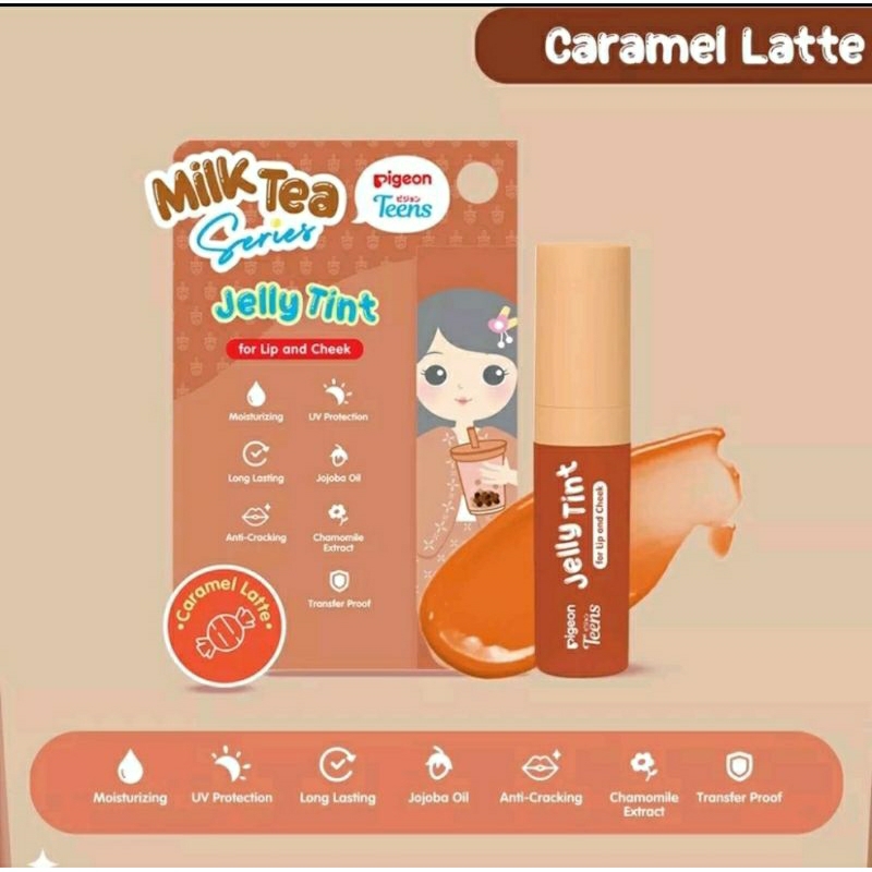 Pigeon Teens Jelly Teens For Lip And Cheek Milk Tea Series - Lip Tint