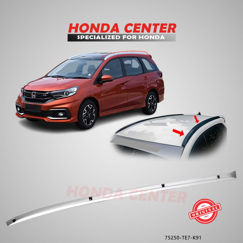 rail roof molding atap honda mobilio 2014 2015 2016 2017 2018 2019 2020 2021