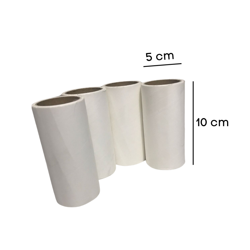 Refill Lint Roller Isi 4 pcs Pembersih Bulu Kotoran Debu Halus Dari Pakaian Perabotan Rumah Tangga