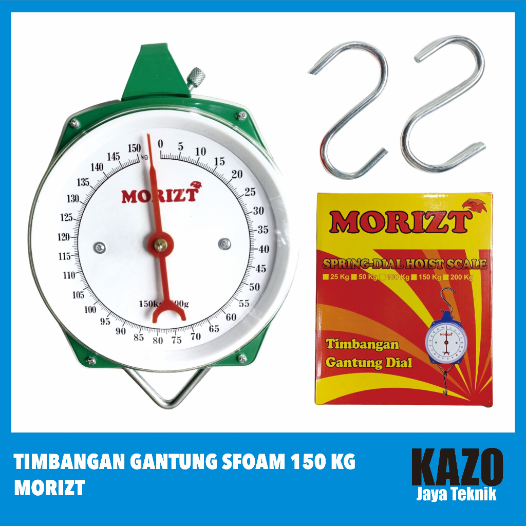 Timbangan Gantung Jarum Bulat Sfoam 25kg 50kg 100kg 150kg 200kg Morizt