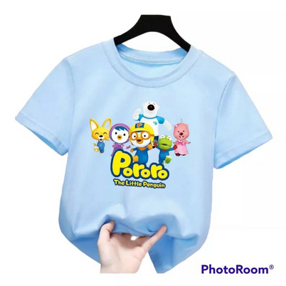 MGC KAOS ANAK MOTIF PORORO