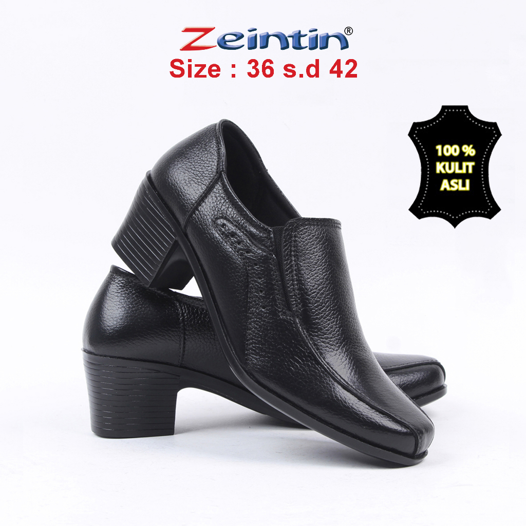 Zeintin - Sepatu Pantofel Wanita Zeintin Sepatu Wanita Kulit Sepatu Formal BIG SIZE BJ