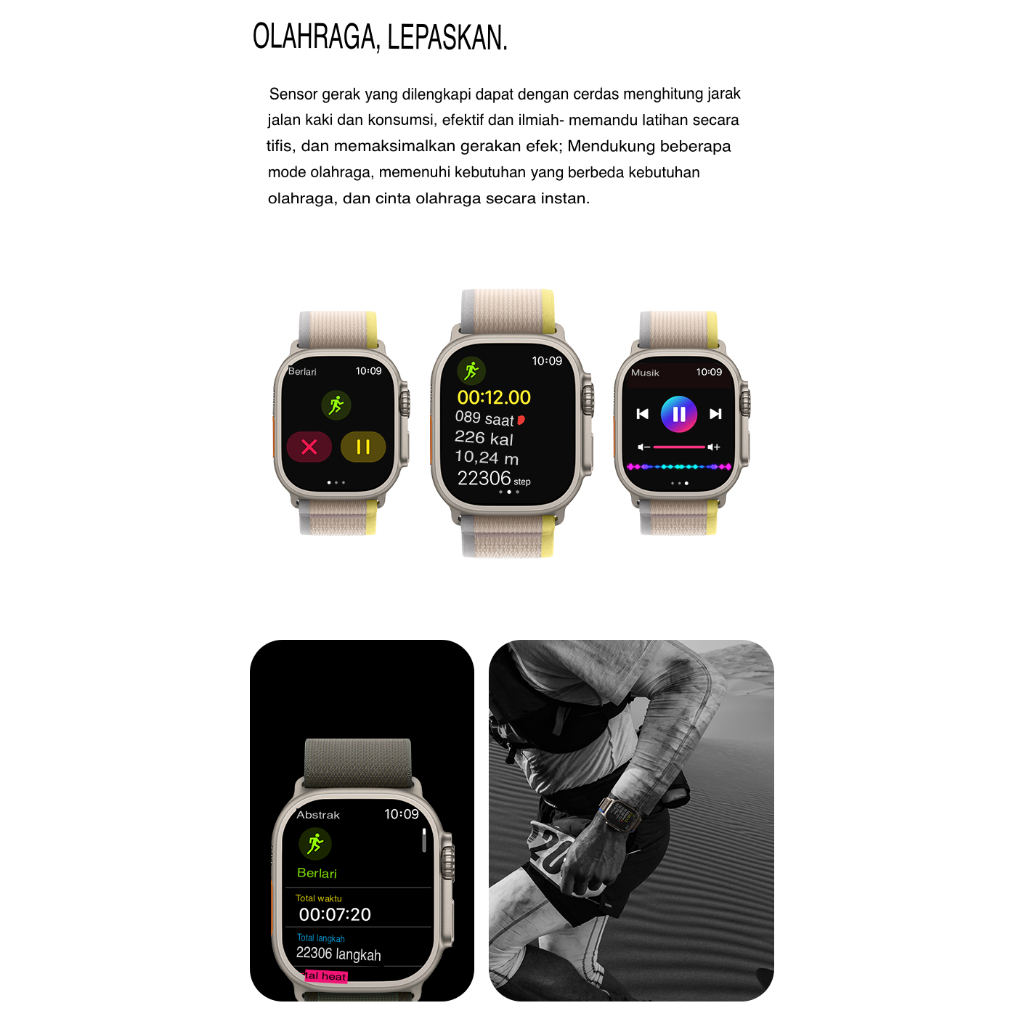 SKMEI S233 Jam Tangan Pria Wanita Smartwatch Digital Bluetooth Connect Phone Call Bisa Putar Musik WATCHKITE WKOS