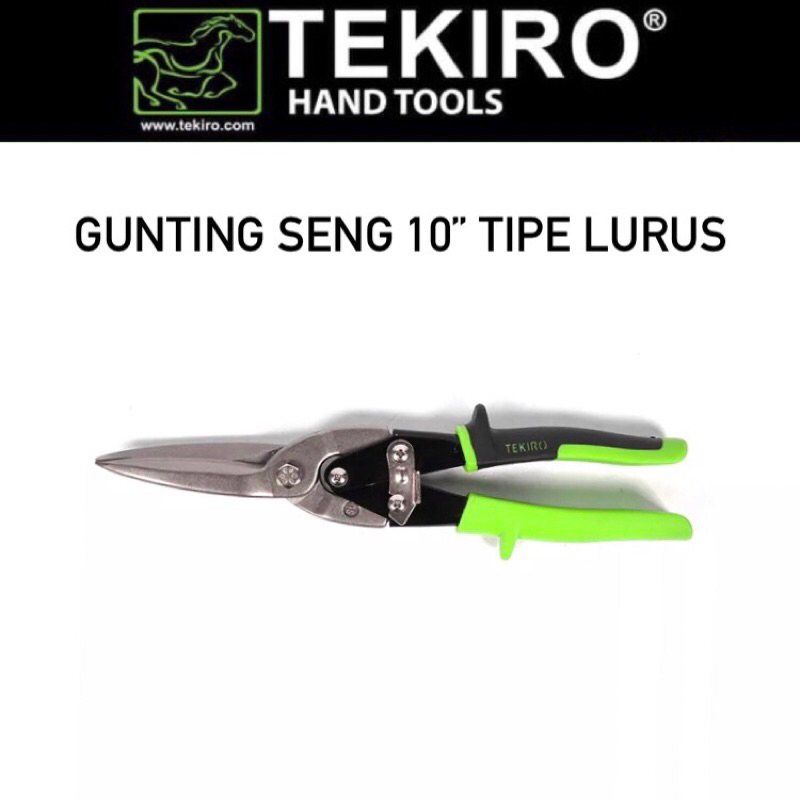 Gunting Seng 10”/ Gunting Baja Ringan Tekiro/ Gunting Holo Lurus 10”