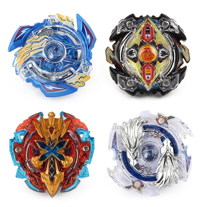 4PCS Set Gasing Beyblade Mainan Gangsing Beyblade Murah Gyro Spinning Top Launcher Set Gasing GRATIS Arena Stadium