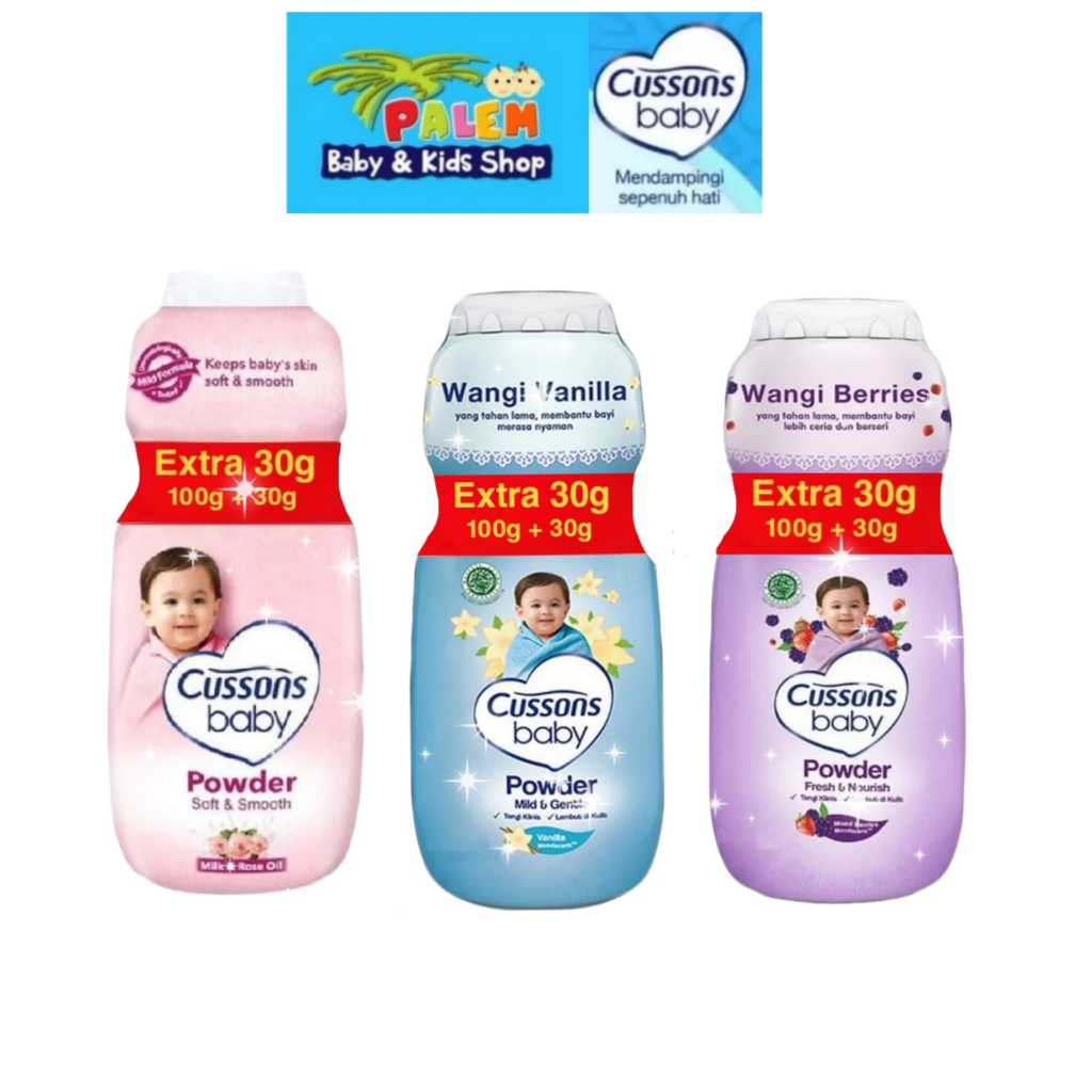 Cussons Baby Powder 100+30g soft&amp;smooth,fresh&amp;nourish,mild&amp;gentle