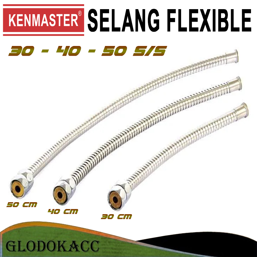 Kenmaster Selang Flexible Brass Core Stainless Steel