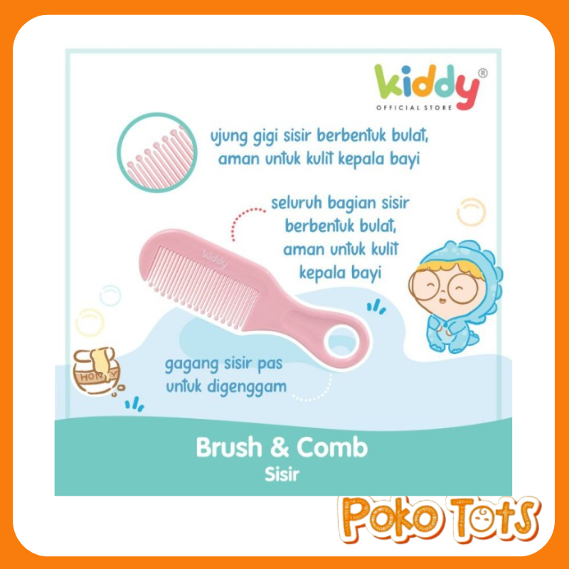 Kiddy Brush &amp; Comb Sisir Rambut Bayi