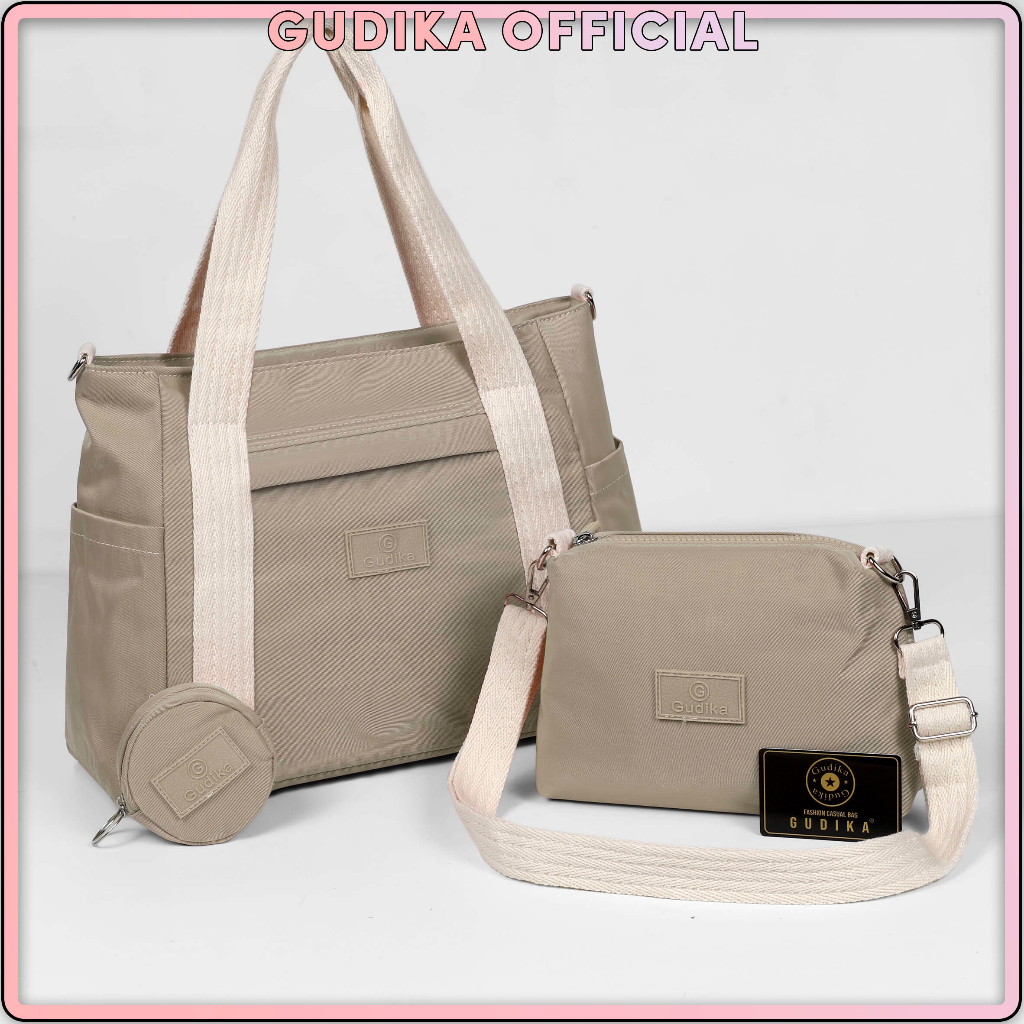 GUDIKA Bag 5310 - Tas Wanita Waterproof OOTD Harian Korea Style - Tas Selempang Anti Air Kekinian Import Original Terbaru - sling bag - shoulder bag - tas bahu - tas kulit - tas batam - tas pesta kondangan - tas jinjing