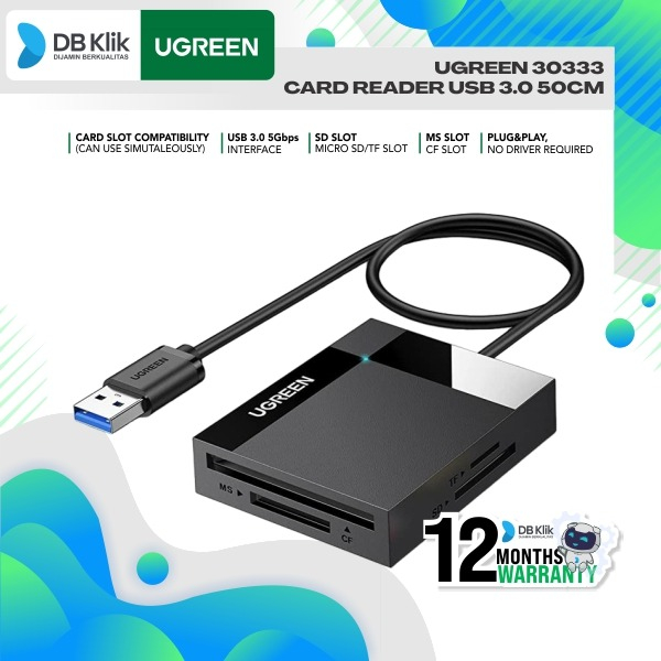 Card Reader UGreen 30333 USB 3.0 50cm - Card Reader Usb A 30333