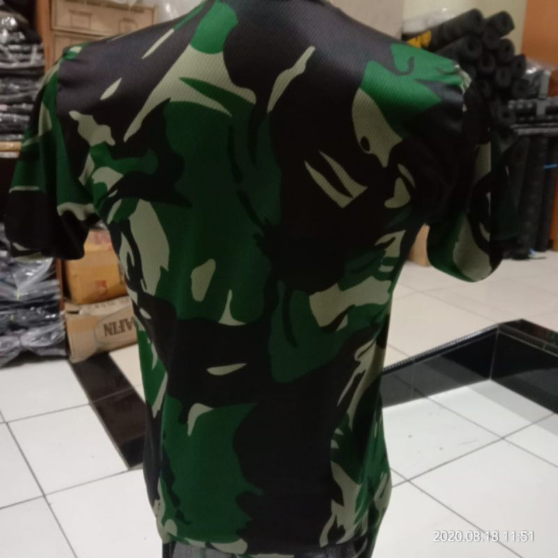 Kaos Loreng Dryfit Malvinas TNI Bestseller