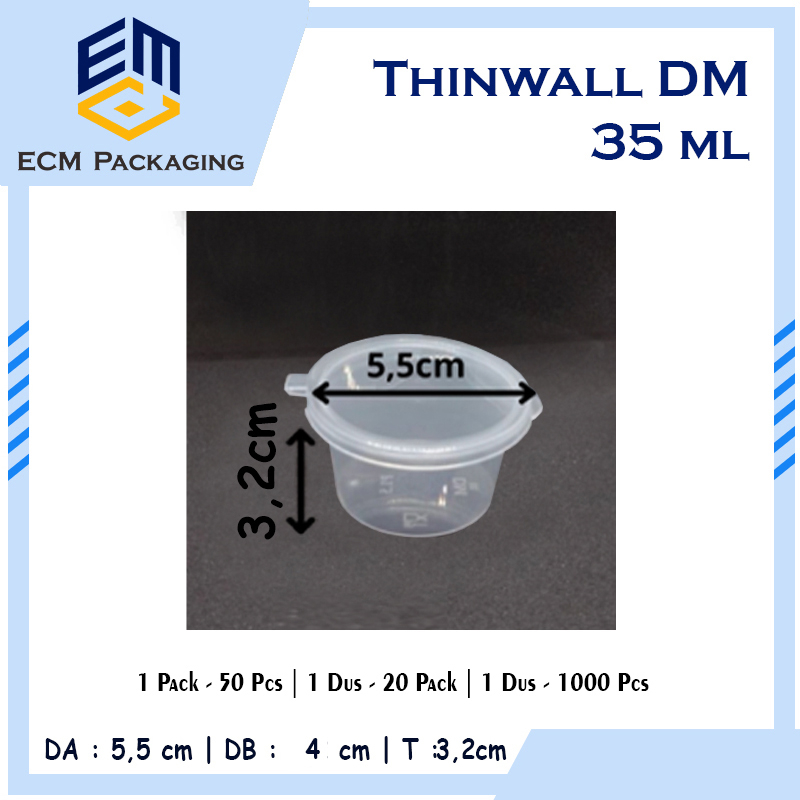 Thinwall DM / Food Container 35ml Sauce cup