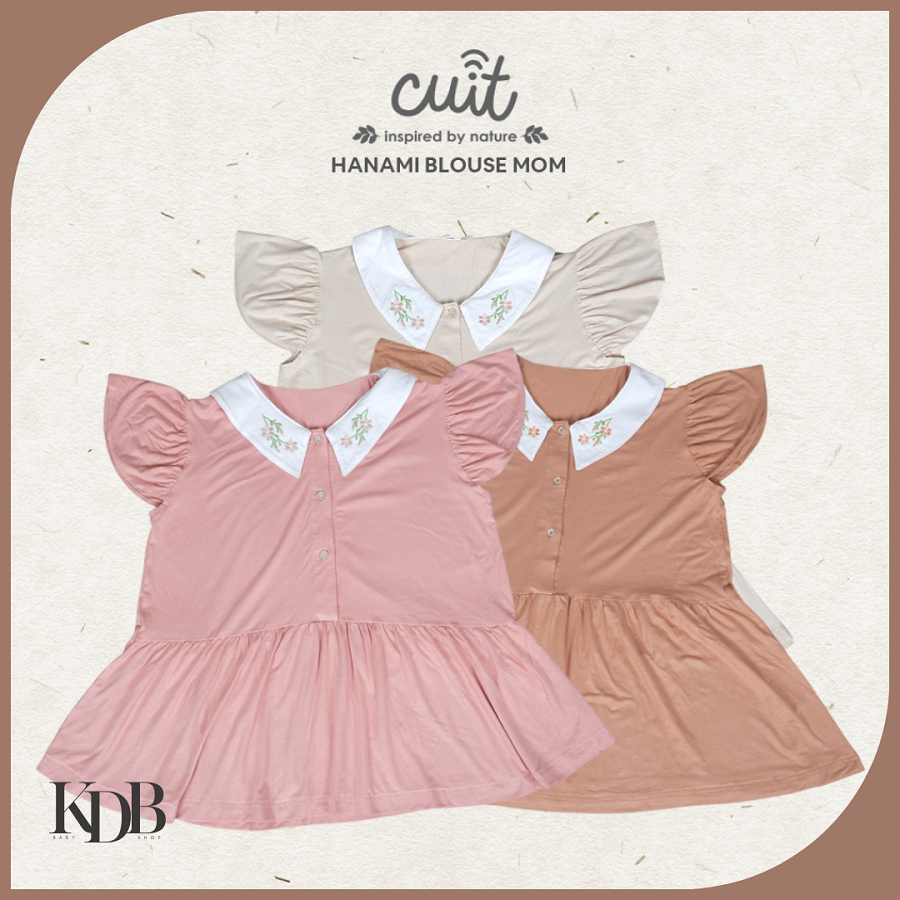 Cuit Mom Hanami Colar Blouse | Blouse Wanita