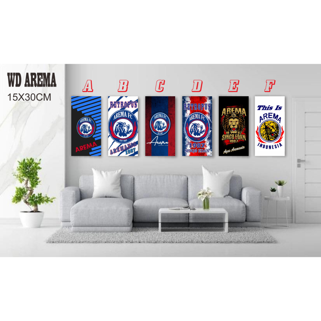 HIASAN DINDING AREMA (15X30CM)