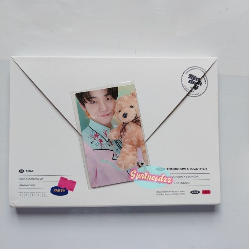 YEONJUN SG22 YEONJUN BONEKA PC TXT OFFICIAL PHOTOCARD CHOI YEONJUN SEASON GREETINGS 2022