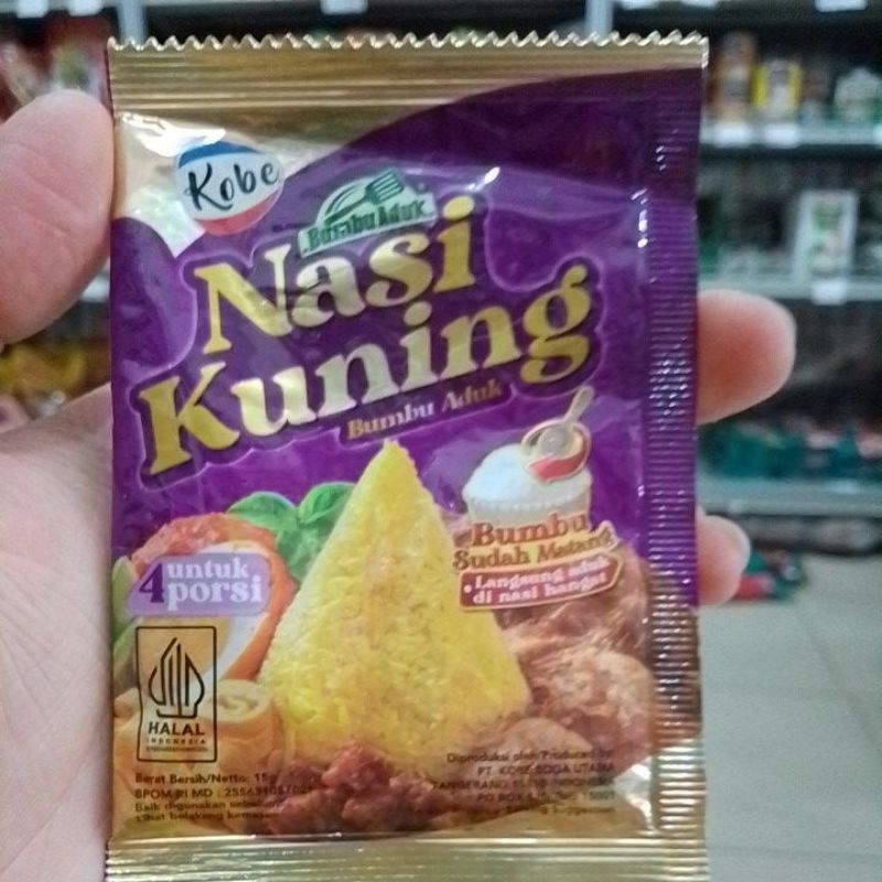 Kobe Bumbu Nasi Uduk dan nasi kuning 15gr